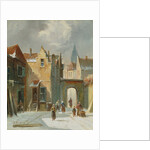 Winter Street Scene by Anthonie Waldorp