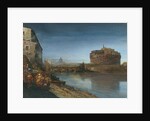 Castel Sant' Angelo at Dusk, 1882 by Oswald Achenbach