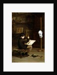Young Boy Drawing from a Cast Head, 1879 by Pierre Edouard Frere