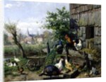 The Farmyard, 1898 by Carl Jutz