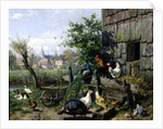 The Farmyard, 1898 by Carl Jutz