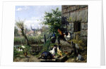 The Farmyard, 1898 by Carl Jutz