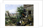 The Farmyard, 1898 by Carl Jutz