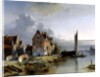 Belgian Riverside, 1858 by Jacques Carabain