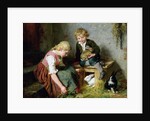 Feeding the Rabbits by Felix Schlesinger