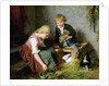 Feeding the Rabbits by Felix Schlesinger