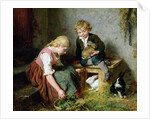 Feeding the Rabbits by Felix Schlesinger