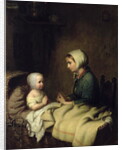 Little Girl Saying Her Prayers in Bed by Meyer von Bremen