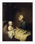 Little Girl Saying Her Prayers in Bed by Meyer von Bremen