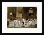 First Communion, 1867 by Theophile Emmanuel Duverger