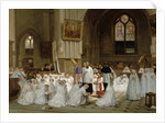 First Communion, 1867 by Theophile Emmanuel Duverger