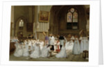First Communion, 1867 by Theophile Emmanuel Duverger