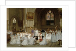 First Communion, 1867 by Theophile Emmanuel Duverger