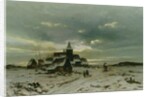 A Village in the Snow by Friedrich Nicolai Joseph Heydendahl
