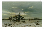 A Village in the Snow by Friedrich Nicolai Joseph Heydendahl