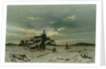 A Village in the Snow by Friedrich Nicolai Joseph Heydendahl