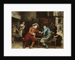 Two Men Talking in a Tavern by Jean Charles Meissonier