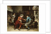 Two Men Talking in a Tavern by Jean Charles Meissonier