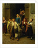 Schoolchildren Watching a Boy Cry, 1861 by Friedrich Edouard Meyerheim