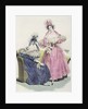 Fashion plate from, 'Le Follet Courrier des Salons Modes', 1832 by French School