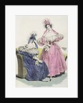 Fashion plate from, 'Le Follet Courrier des Salons Modes', 1832 by French School
