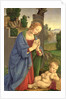 The Virgin Adoring the Child, 1490-1500 by Lorenzo di Credi