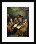 La Barre and Other Musicians, c.1710 by Andre Bouys