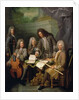 La Barre and Other Musicians, c.1710 by Andre Bouys