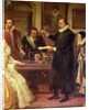 Dr William Gilbert Demonstrating his Experiment on Electricity to Queen Elizabeth I and her Court by Arthur Ackland Hunt