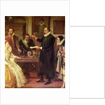 Dr William Gilbert Demonstrating his Experiment on Electricity to Queen Elizabeth I and her Court by Arthur Ackland Hunt