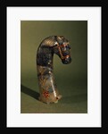 Dagger handle in the form of a horse's head, Mughal, c.1658-1710 by School Indian