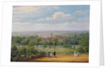 Eton College from the terrace of Windsor Castle by Richard Bankes Harraden