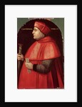 Portrait of Cardinal Thomas Wolsey by English School