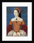 Portrait of Mary I, or Mary Tudor, at the Age of 28, 1544 by John Master