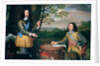 Portrait of Charles I King of England and Sir Edward Walker by English School
