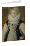 Portrait of an Elizabethan Lady with a Parrot by English School