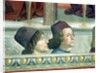 Portraits of Matteo Franco and Luigi Pulci from the Cycle of the Life of St. Francis, c.1483 by Domenico Ghirlandaio