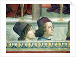 Portraits of Matteo Franco and Luigi Pulci from the Cycle of the Life of St. Francis, c.1483 by Domenico Ghirlandaio