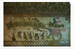 Mural from the Tomb of the Infernal Quadriga by Etruscan