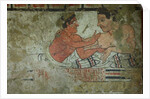 Detail of a mural from the Tomb of the Infernal Quadriga by Etruscan