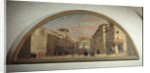 Lunette with view of Via de' Servi, Florence by Florentine School