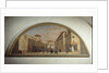 Lunette with view of Via de' Servi, Florence by Florentine School