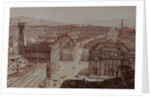 View of Piazza di San Firenze and Piazza Santa Croce, Florence by Giuseppe and Sanesi Nicola Poggi