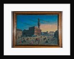 Palazzo Vecchio in the Piazza della Signoria, Florence by Italian School