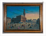 Palazzo Vecchio in the Piazza della Signoria, Florence by Italian School