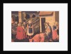 Predella panel to the Annunciation showing the Adoration of the Magi by Fra Angelico