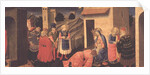 Predella panel to the Annunciation showing the Adoration of the Magi by Fra Angelico