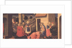 Predella panel to the Annunciation showing the Adoration of the Magi by Fra Angelico