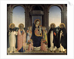 Polyptyque of Saint Dominic - Saint Thomas d'aquin and Saint Barnabe, Saint Dominic and Saint Peter Martyr by Fra Angelico