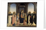 Polyptyque of Saint Dominic - Saint Thomas d'aquin and Saint Barnabe, Saint Dominic and Saint Peter Martyr by Fra Angelico
